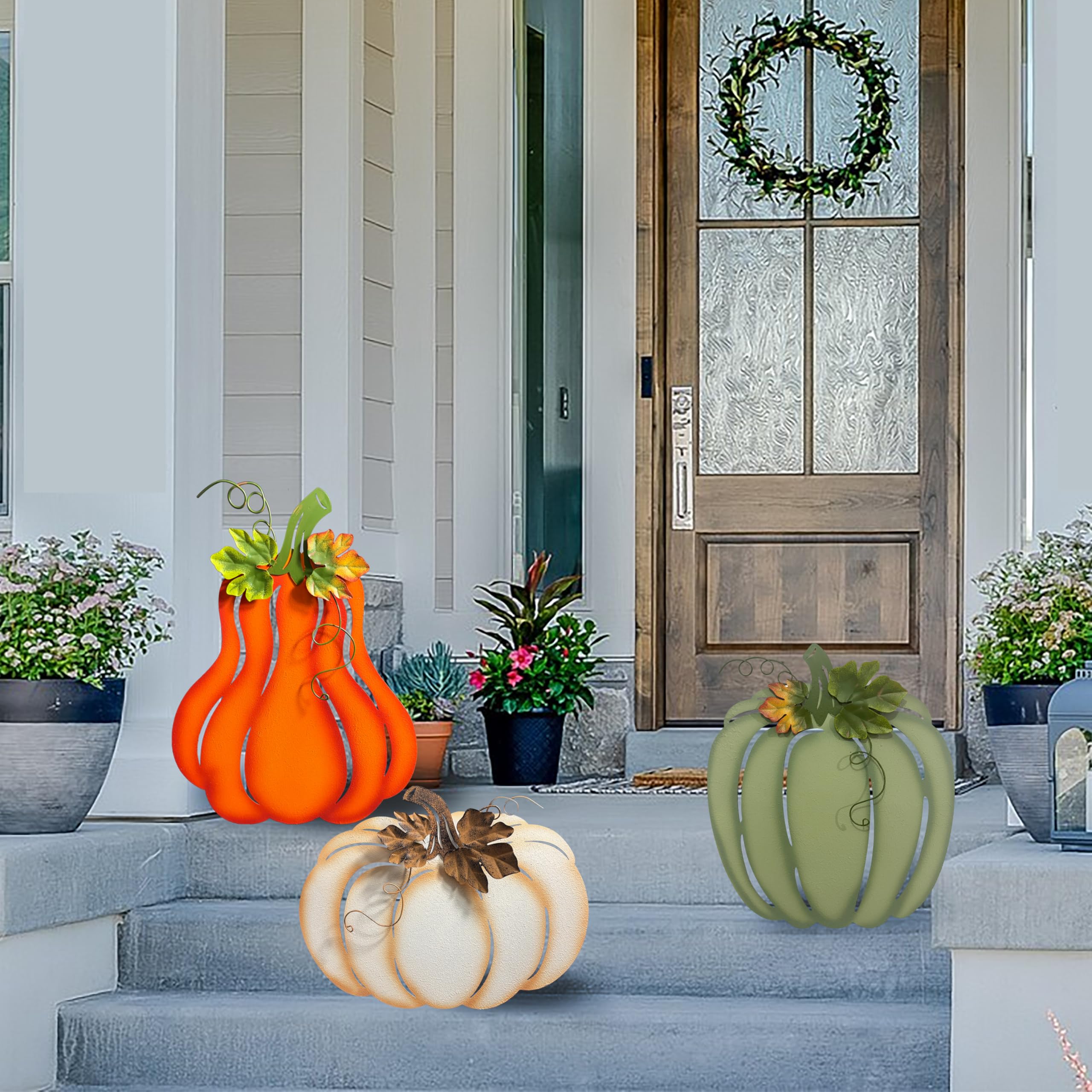 ABELOTS lifestyle scene with mums showing seasonal styling benefit