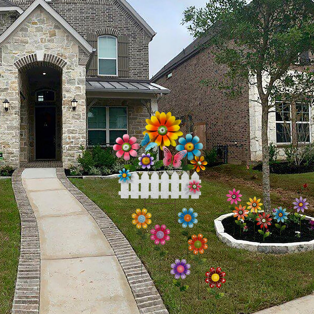 ABELOTS patio display with stake, enhances outdoor entertaining area