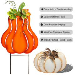 ABELOTS trio arranged on a front porch creating inviting fall decor