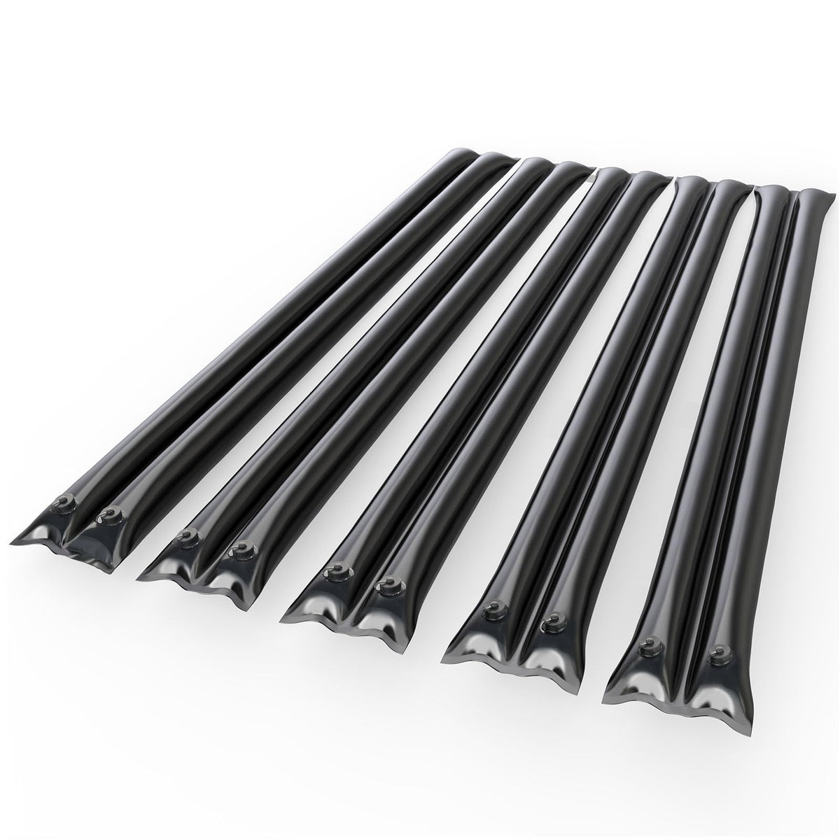 Abimars front view of five 10 ft tubes showing packaging and capacity benefit