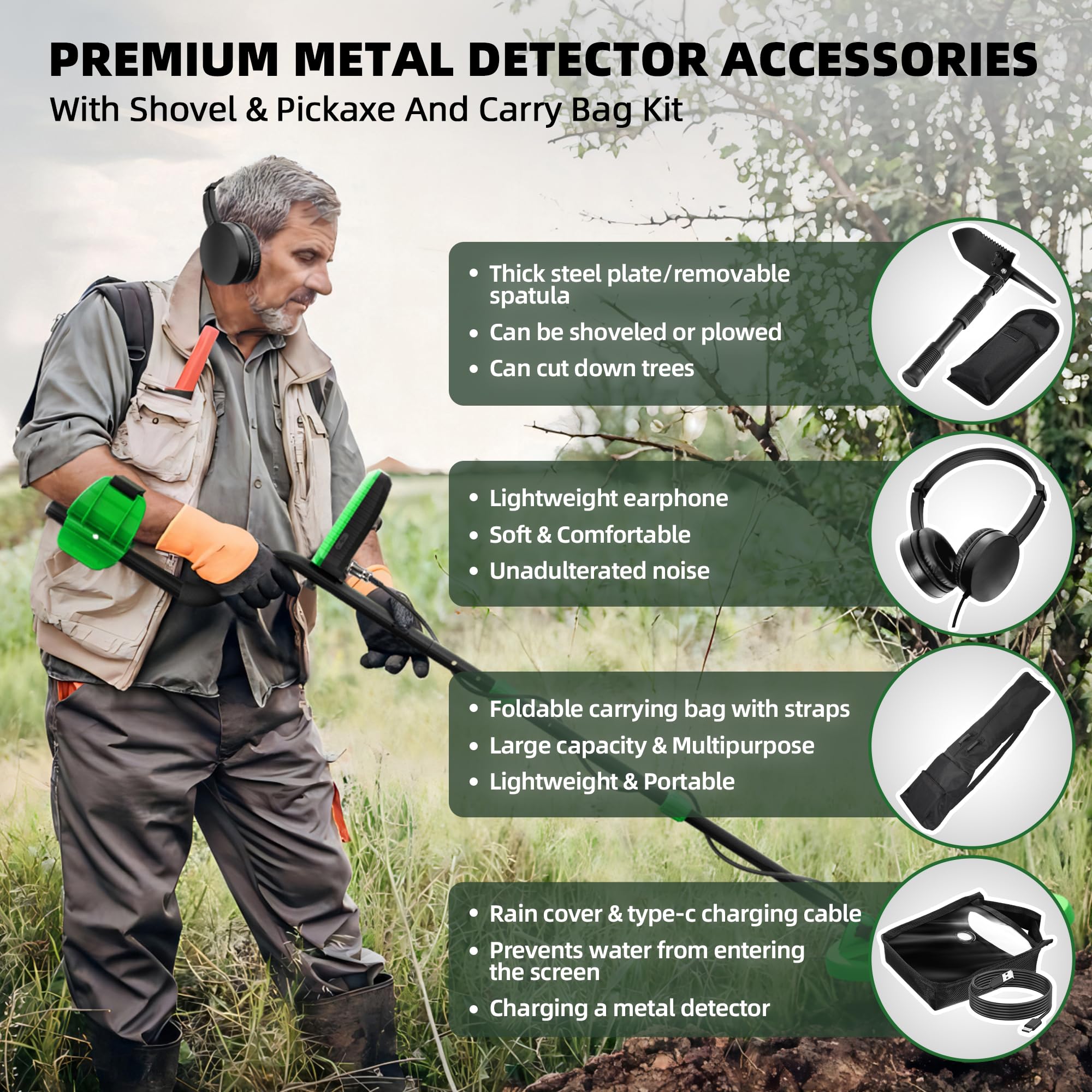 ABLEGRID held by hand showing compact scale and adjustable shaft comfort