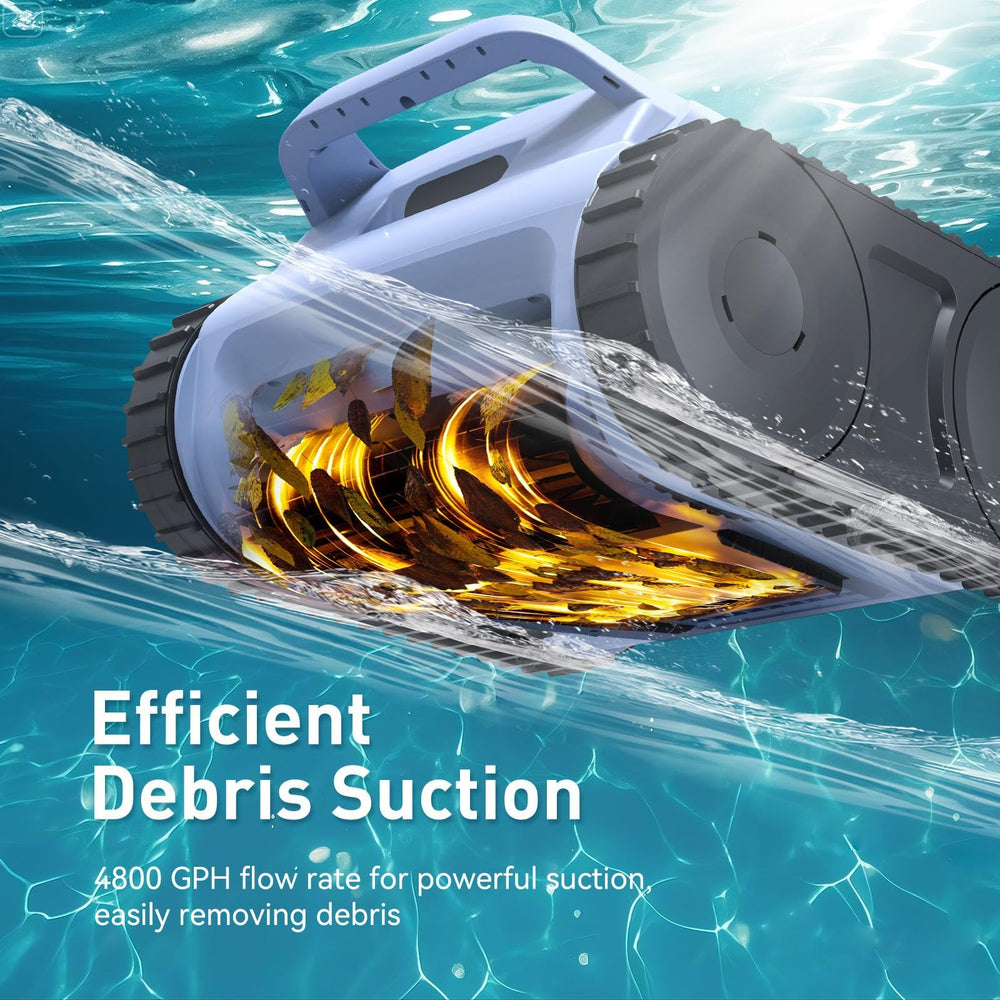 ABNEMEN brushless motor detail emphasizing durable suction and quiet performance