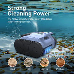 ABNEMEN removable 2.5L filter basket close-up for easy debris disposal and maintenance