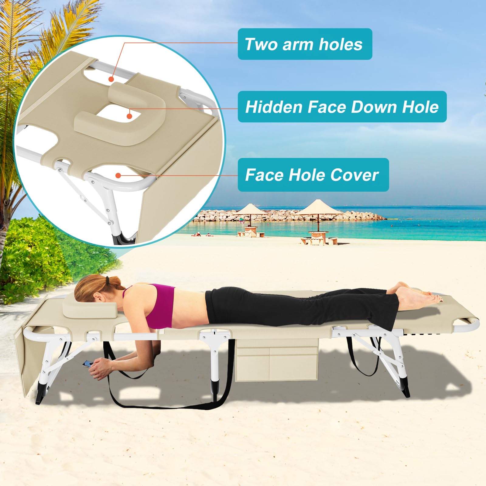ABORON frame and locking system demonstrating sturdy support benefit