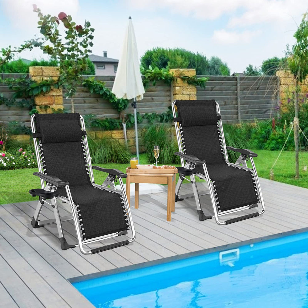 ABORON chair on patio lifestyle for outdoor relaxation setup