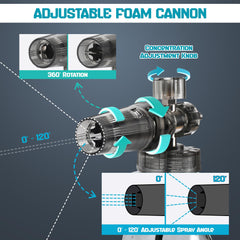 ABOSUN dual connector valve close-up enabling quick foam to rinse switching