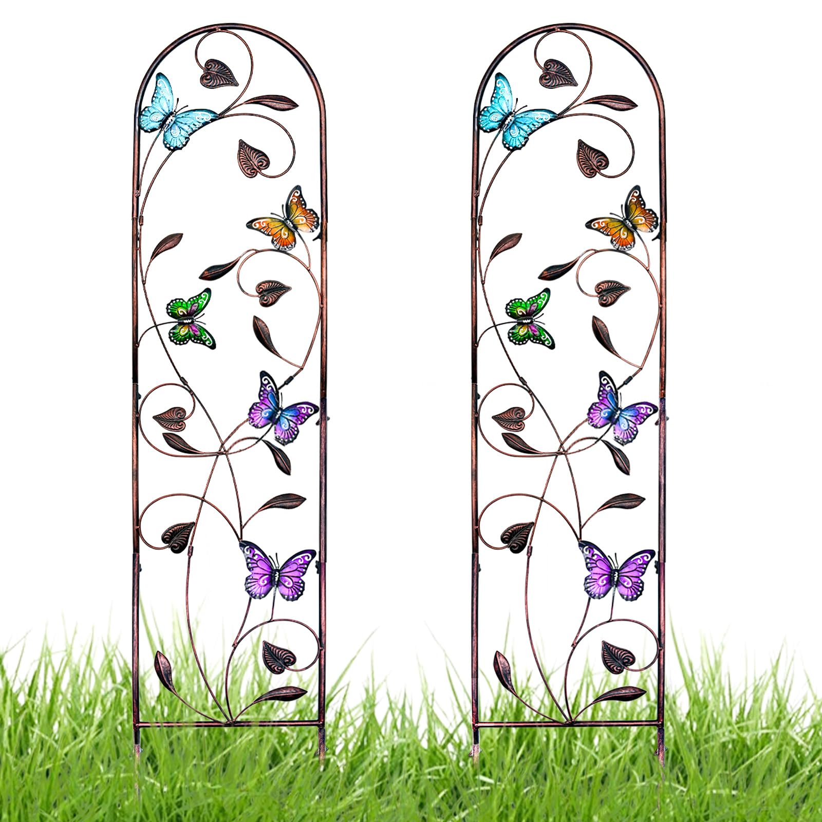 aboxoo front view trellis adding vertical interest and plant support