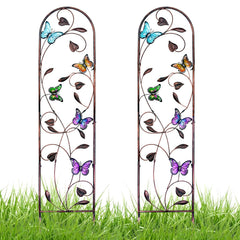 aboxoo front view trellis adding vertical interest and plant support