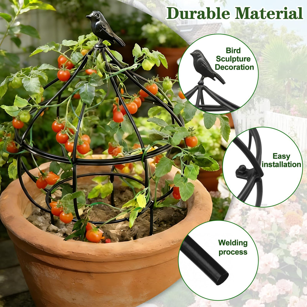 aboxoo grid structure detail showing sturdy coated metal and secure vine support