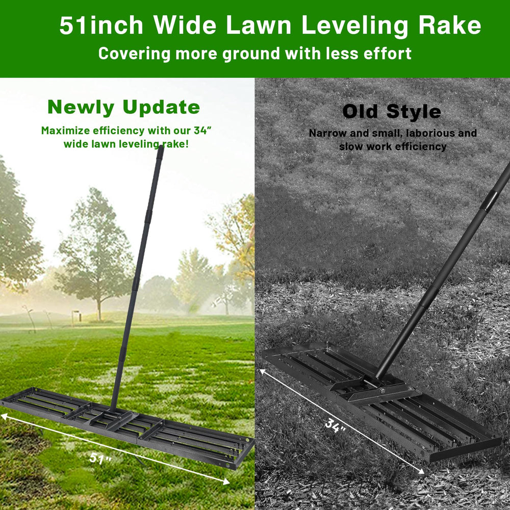 ABtool pulled by ATV grading ground faster with uniform leveling benefit