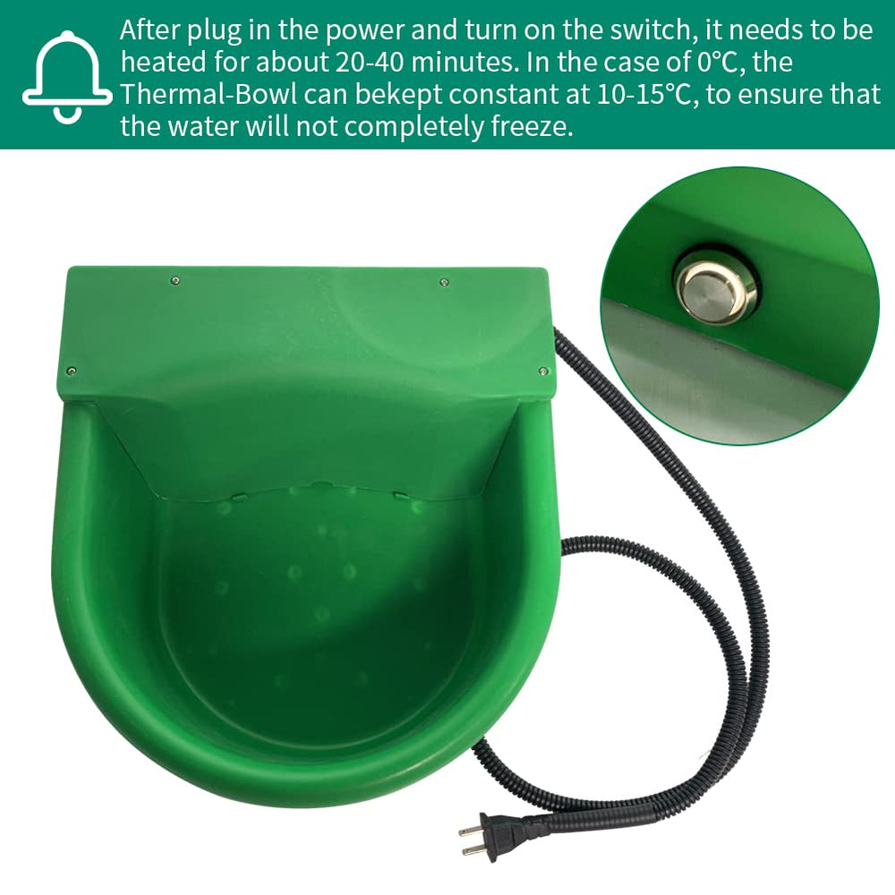 Abustle pig float valve detail ensuring consistent water level and cleanliness