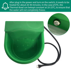 Abustle pig float valve detail ensuring consistent water level and cleanliness