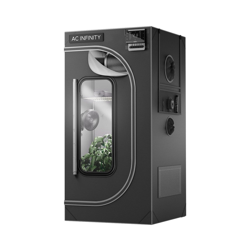 AC Infinity CLOUDLAB 422 front view showing compact professional grow tent and durable build
