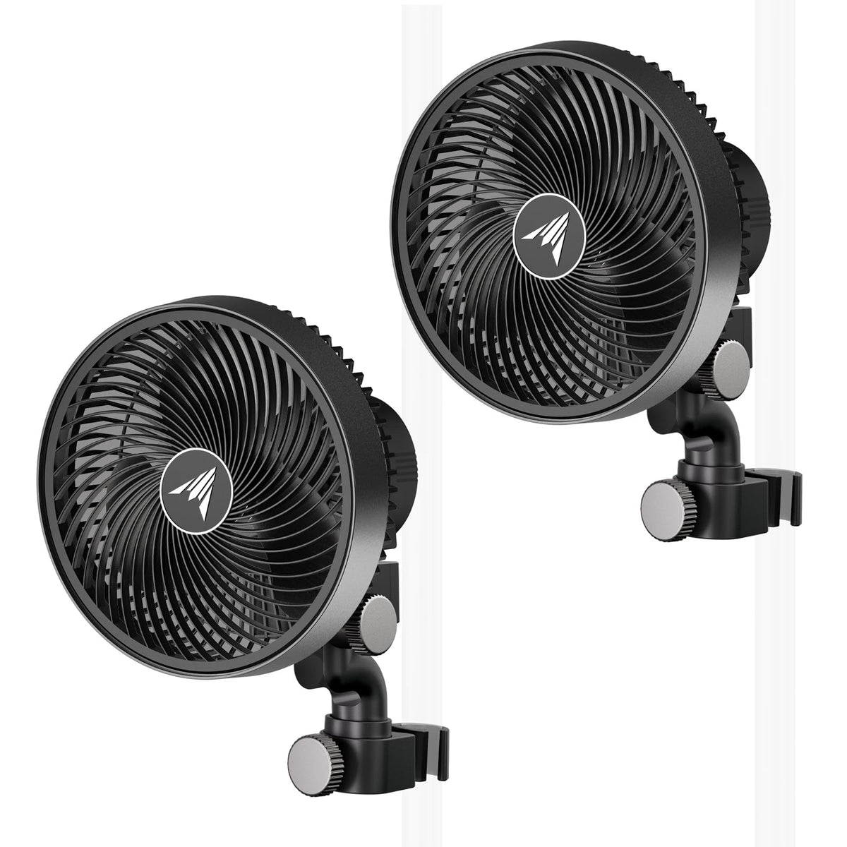 AC Infinity CLOUDRAY S6 front view showing compact fan and clip, highlighting space-saving benefit
