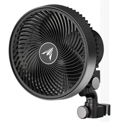 AC Infinity CLOUDRAY S9 front view showing compact fan and clip, durable airflow