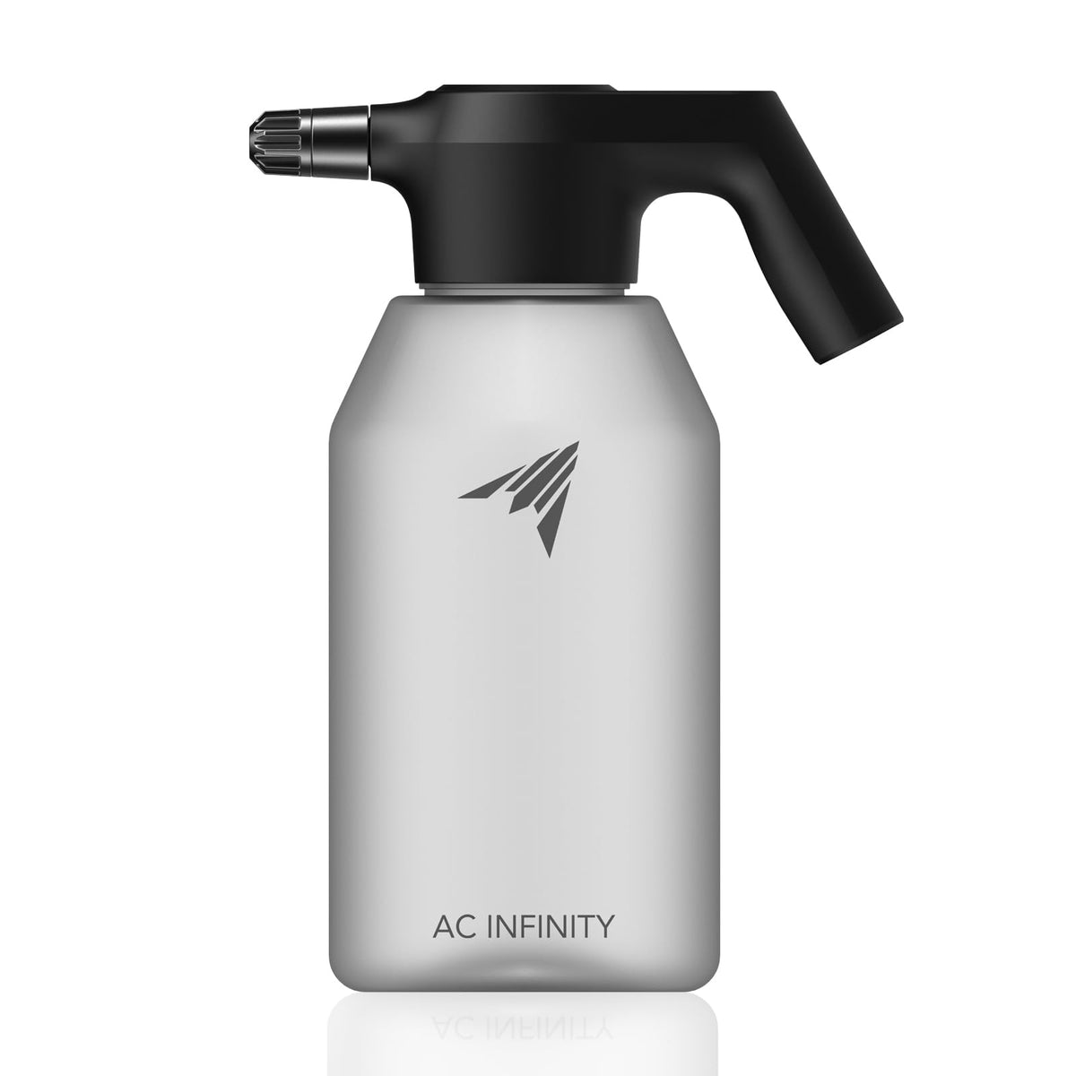 AC Infinity front view showing frost finish and ergonomic handle for easy carrying