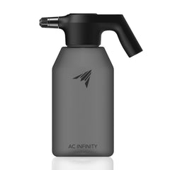 AC Infinity front view of graphite sprayer showing controls and capacity, easy operation