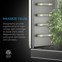 AC Infinity close-up of Samsung LM301H EVO LEDs emphasizing efficient light output
