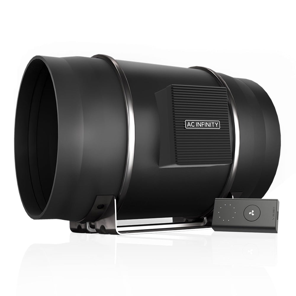 AC Infinity CLOUDLINE PRO S12 front view showing robust casing and quiet performance