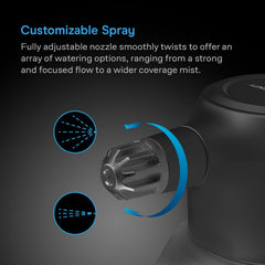 AC Infinity side view highlighting the 2L tank capacity for fewer refills during tasks