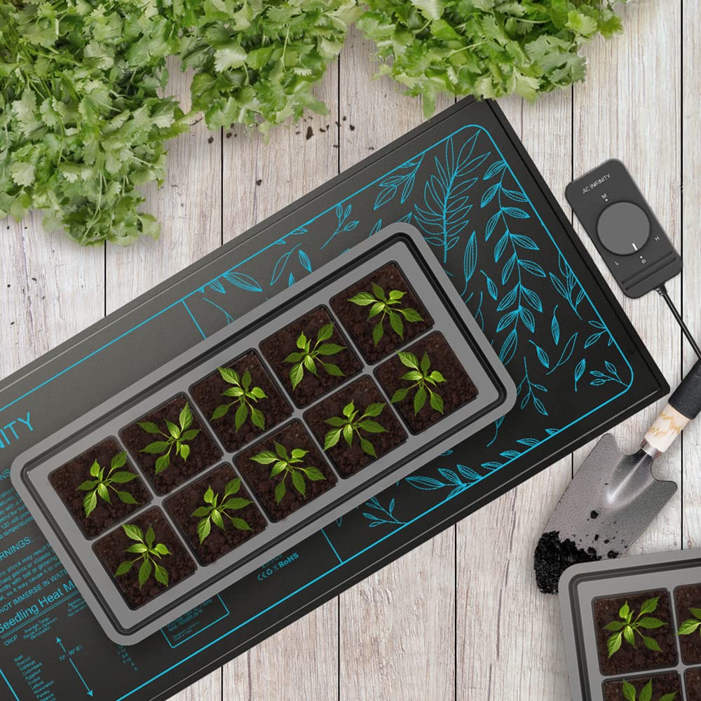 AC Infinity mats inside an indoor greenhouse setup showing reliable propagation