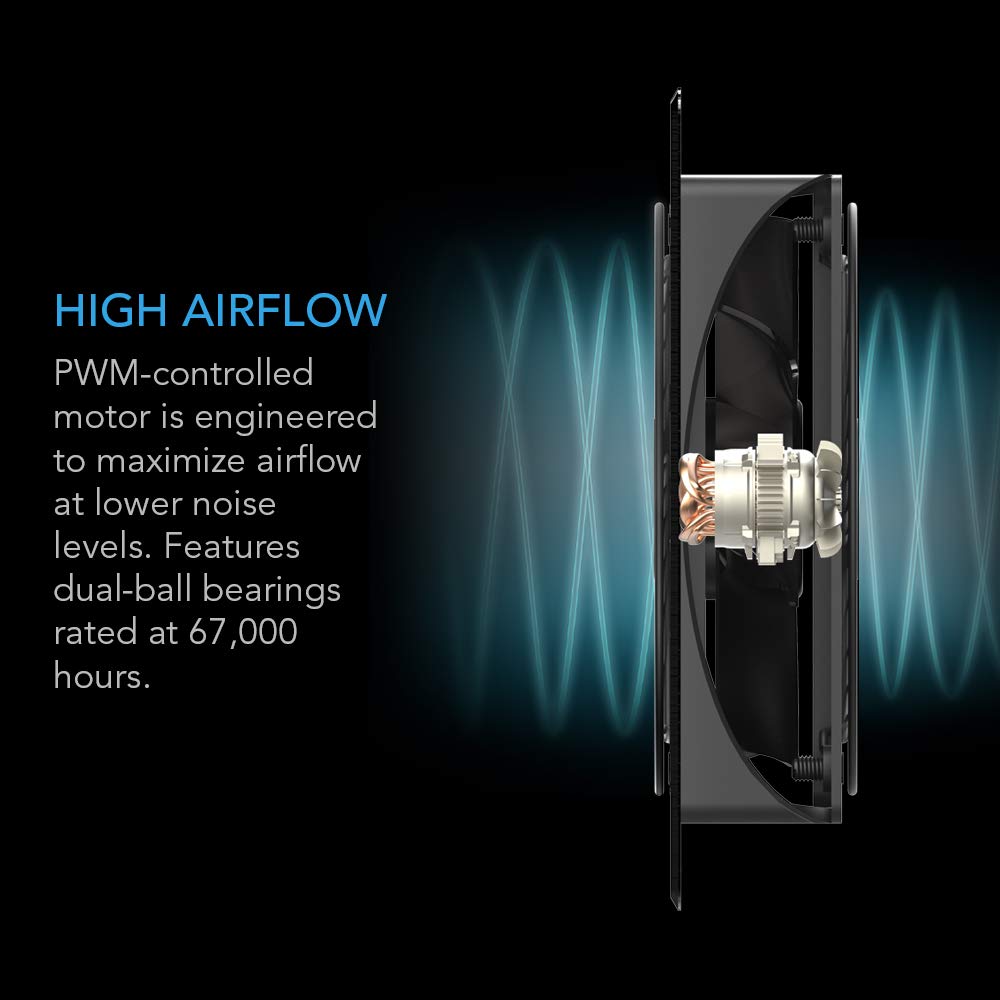 AC Infinity mounted in crawlspace, benefits moisture and odor reduction