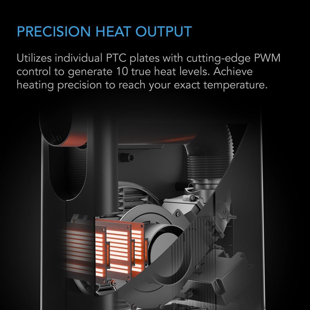 AC Infinity flexible hose detail directing heat to target zones to protect delicate plants