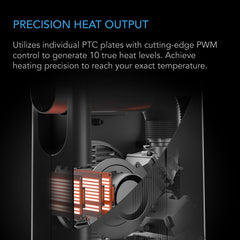 AC Infinity flexible hose detail directing heat to target zones to protect delicate plants