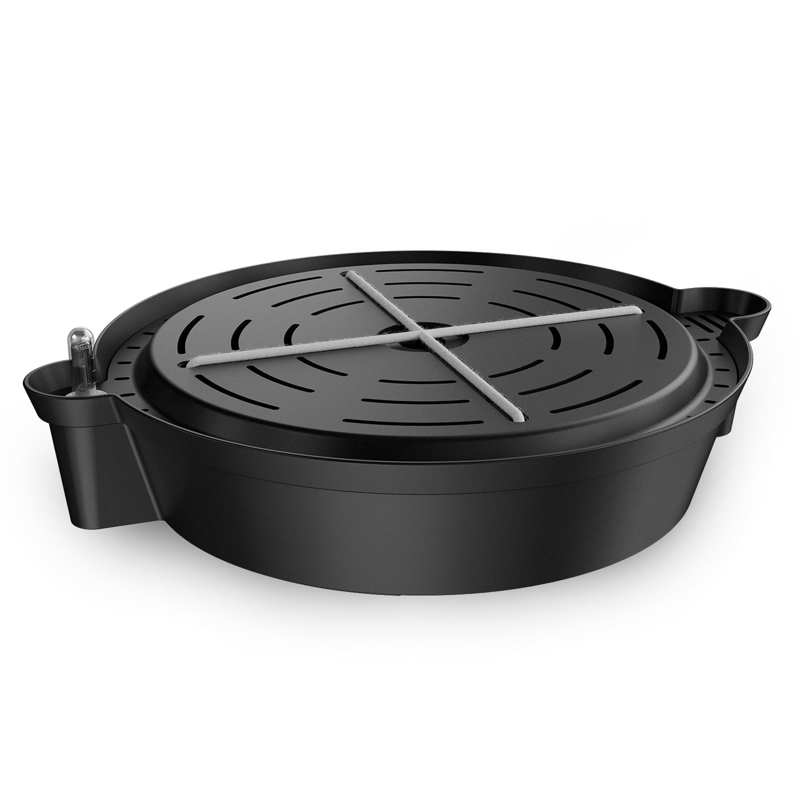 AC Infinity front view of XL base showing sturdy platform and easy refill benefit