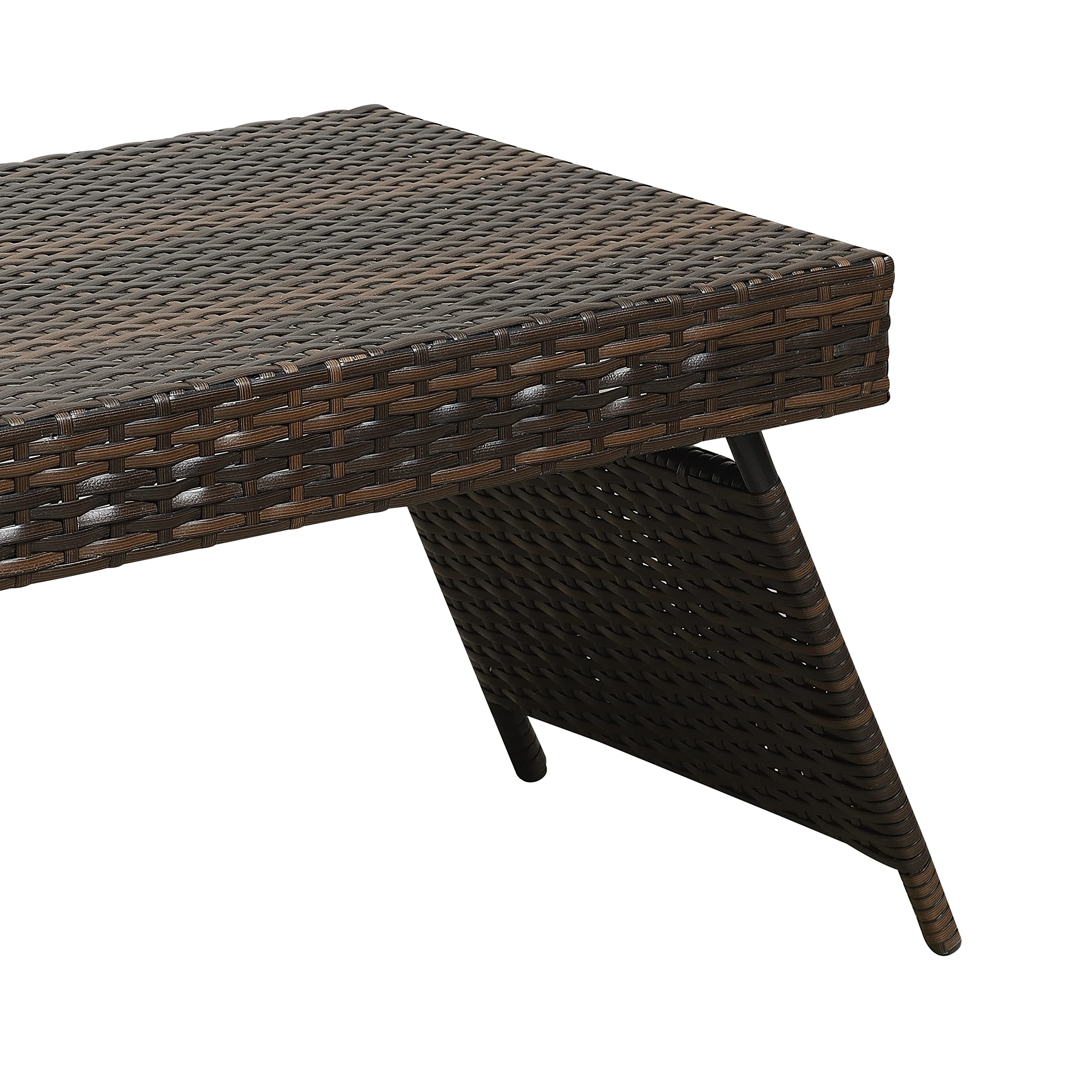 AC Pacific detail of leg and steel frame showing sturdy reinforcement and reliable support