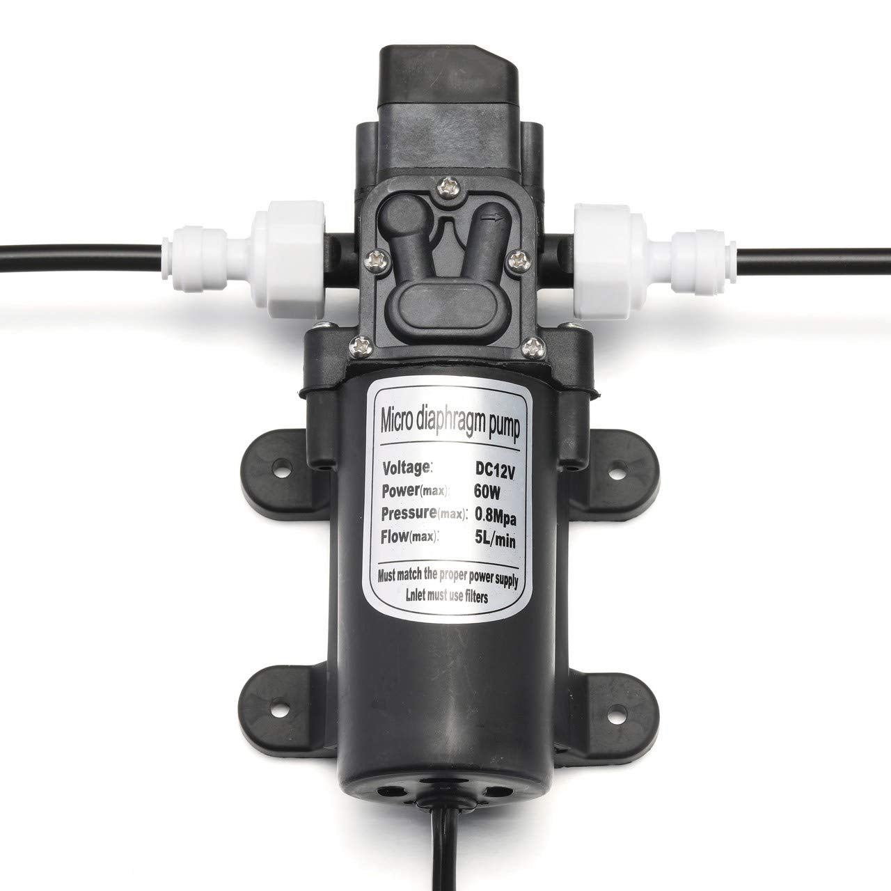 ACBungji mist line clipped to porch rail demonstrating mounted mist cooling benefit
