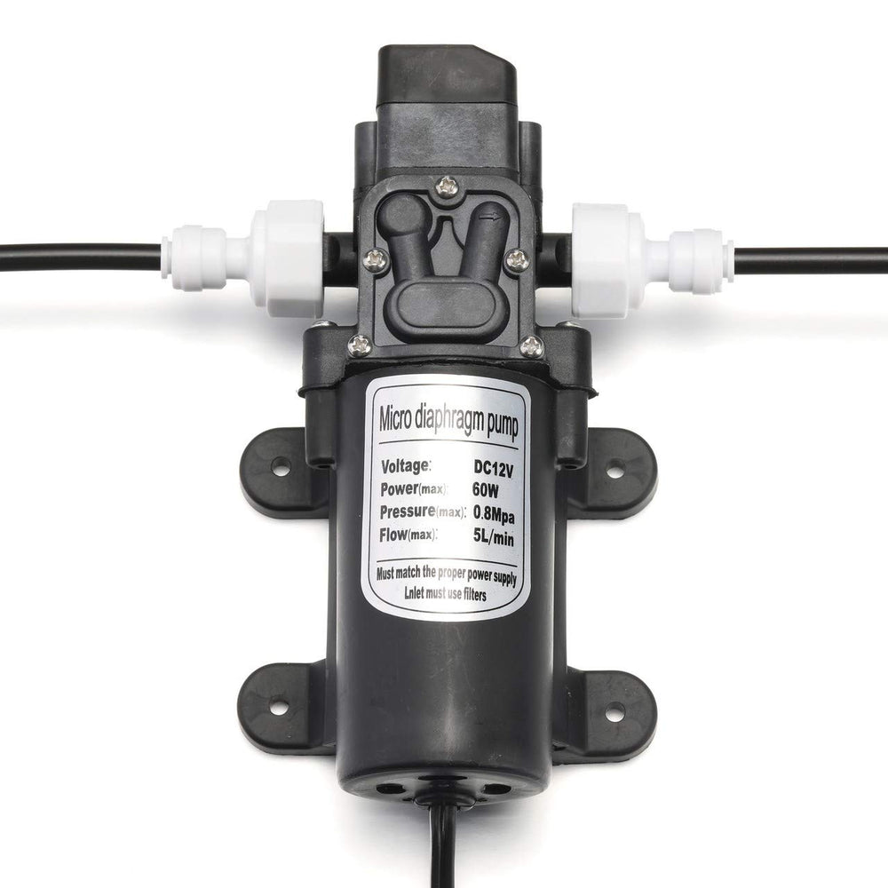 ACBungji mist line clipped to porch rail demonstrating mounted mist cooling benefit