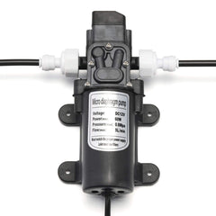 ACBungji mist line clipped to porch rail demonstrating mounted mist cooling benefit