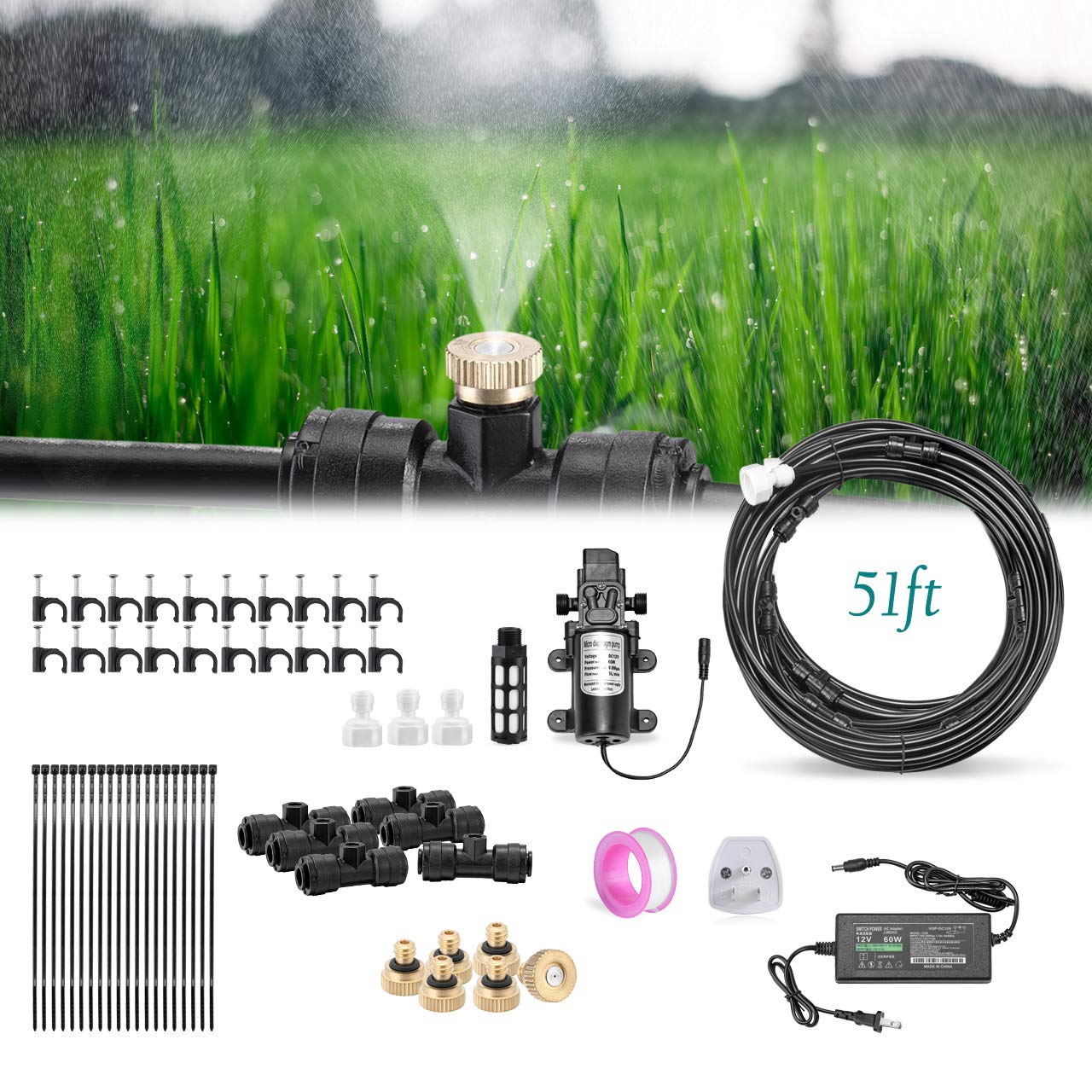 ACBungji pump and filter assembly placed in reservoir for reliable suction and filtration