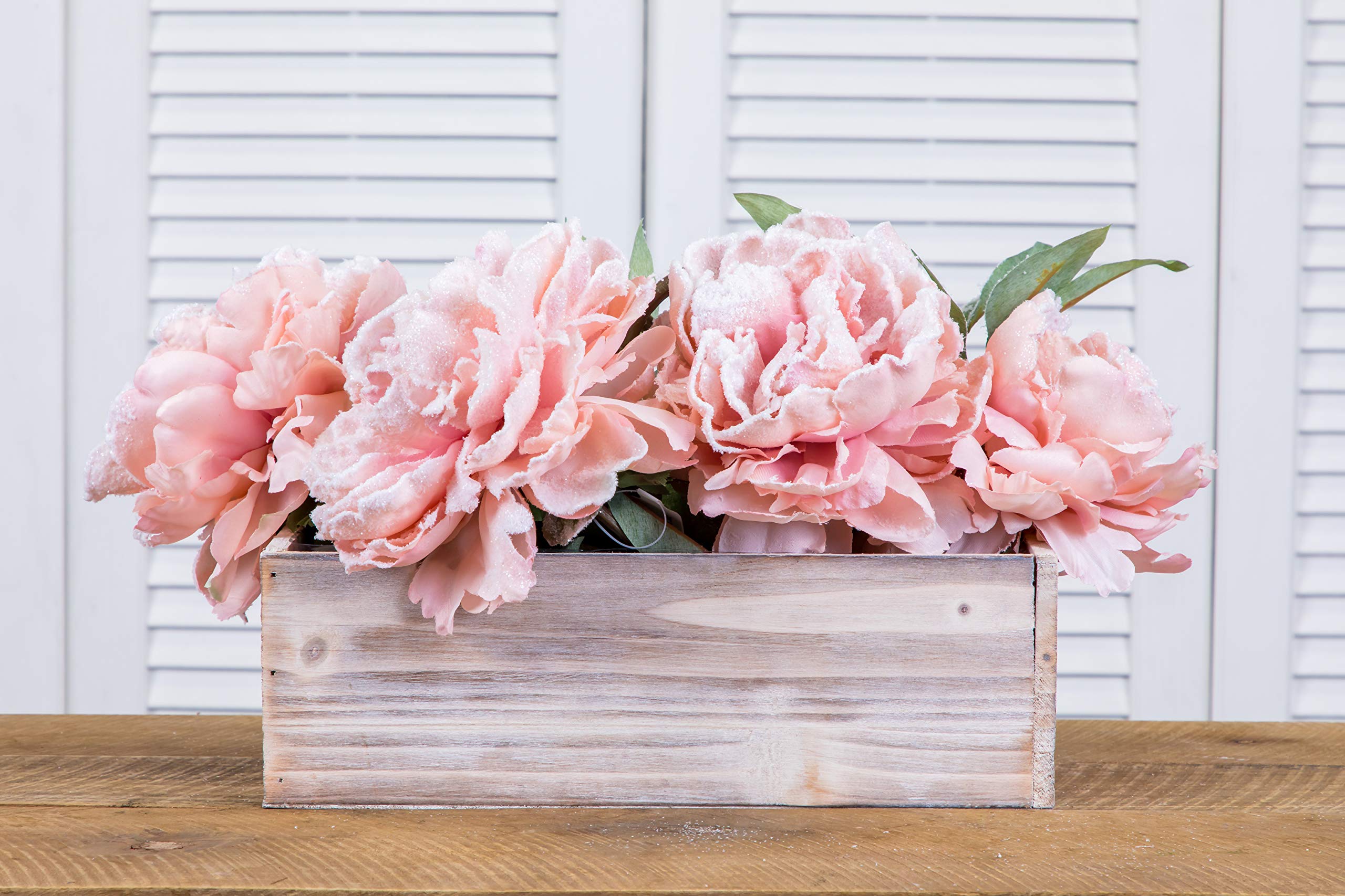 Accent Decor close-up of wood grain and whitewash finish highlighting rustic texture and authentic look