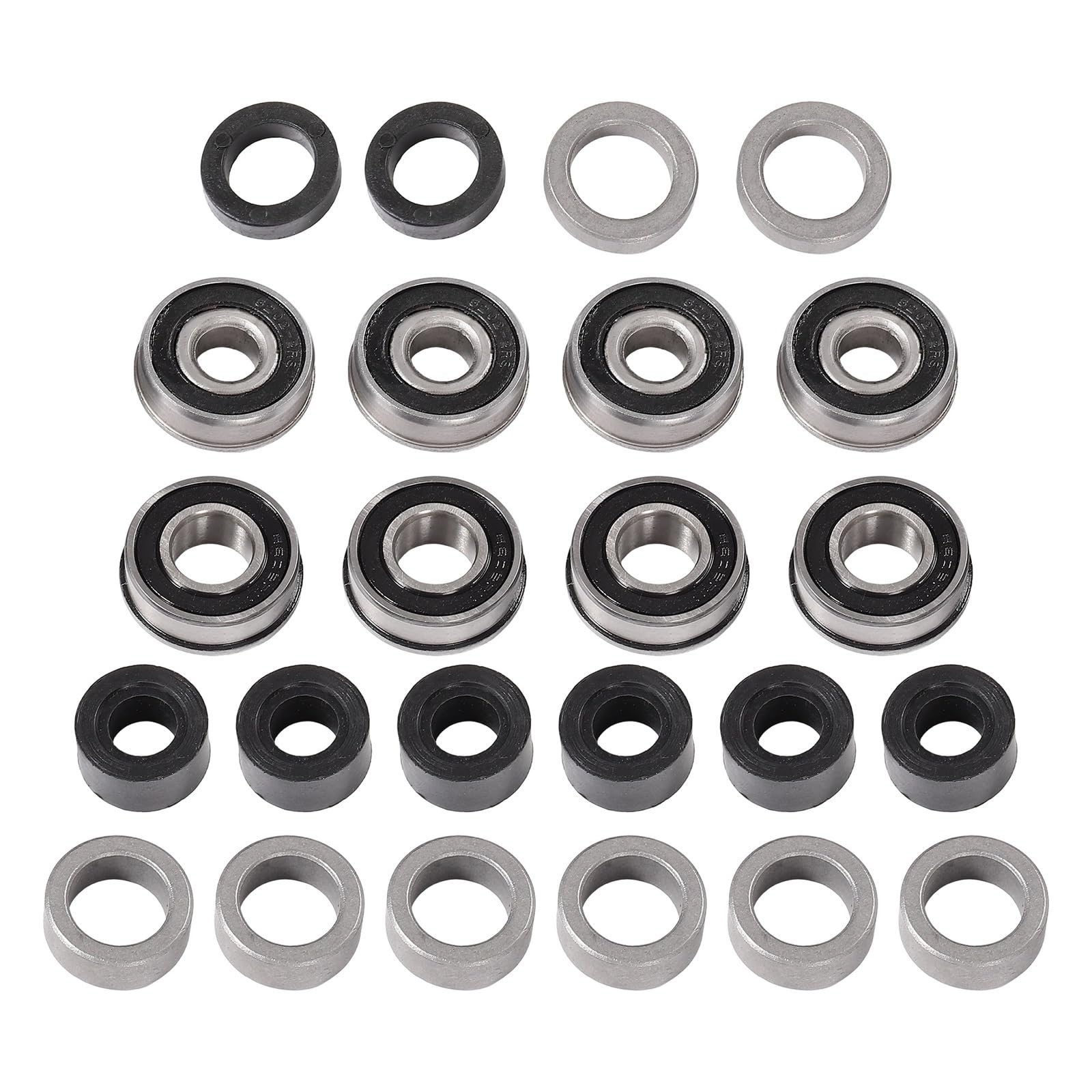 ACEBRI assortment of bearings and bushings for flexible mounting options
