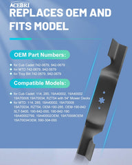 ACEBRI blade sharp edge close-up for improved cutting performance