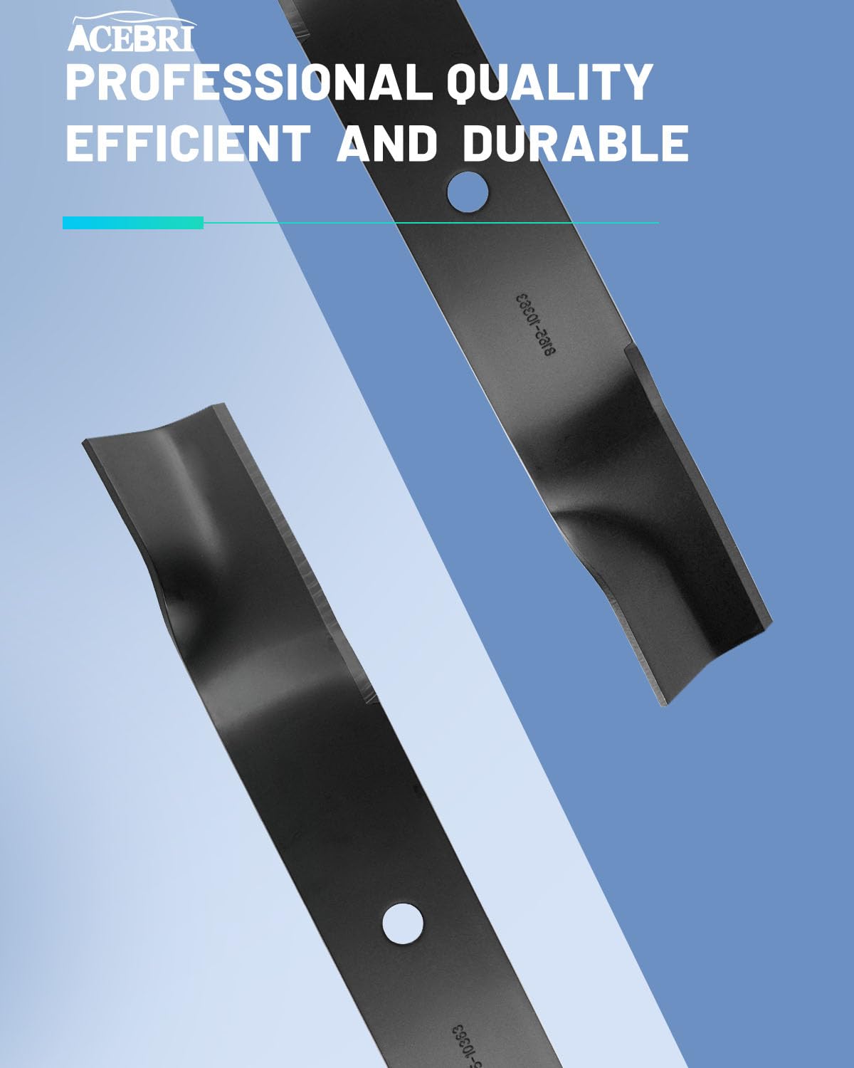 ACEBRI side profile showing 0.197-inch thickness for strength and durability