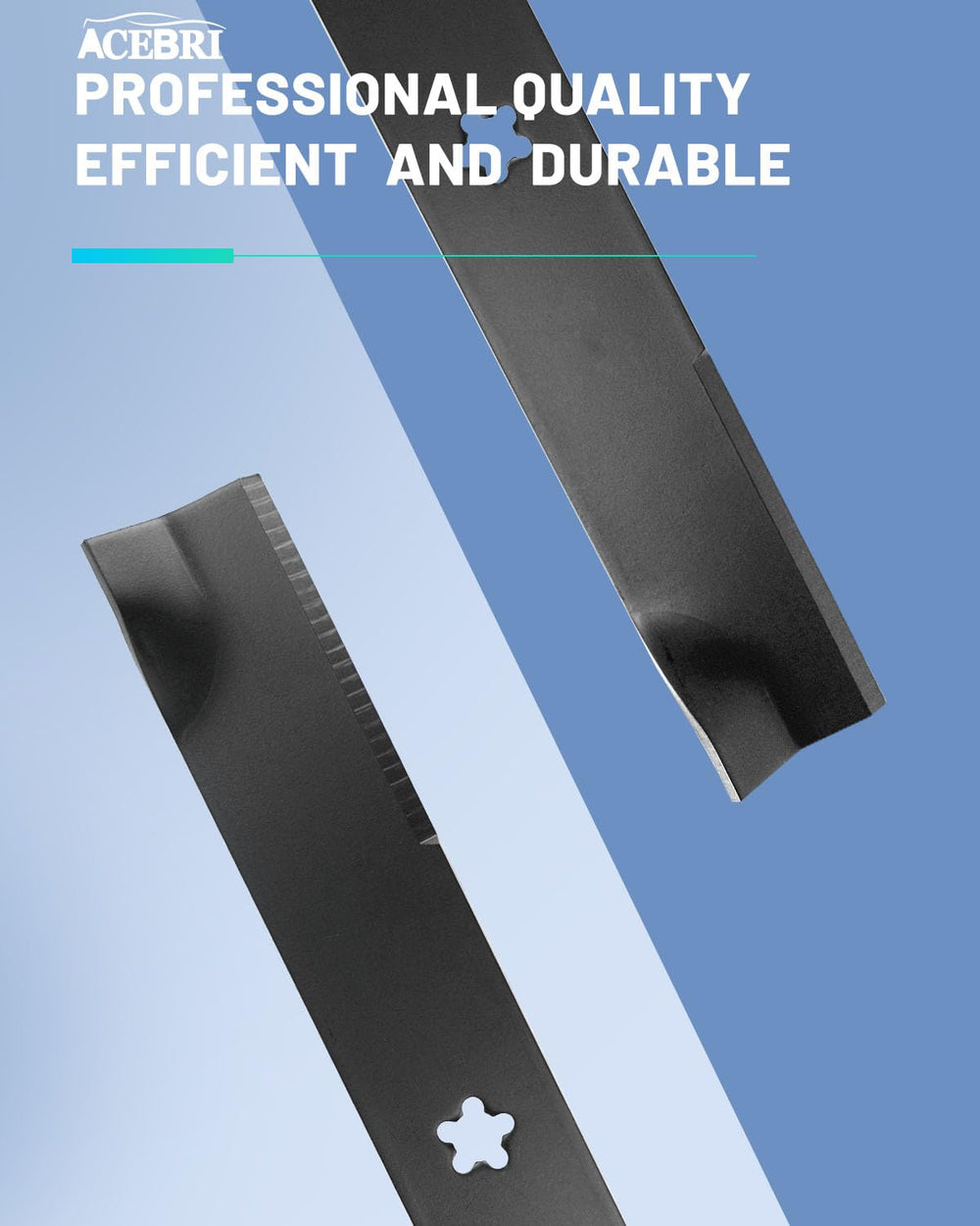 ACEBRI measuring blade thickness to show durable 0.197-inch construction