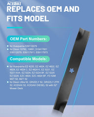 ACEBRI close-up of blade edge profile for cleaner cutting benefit