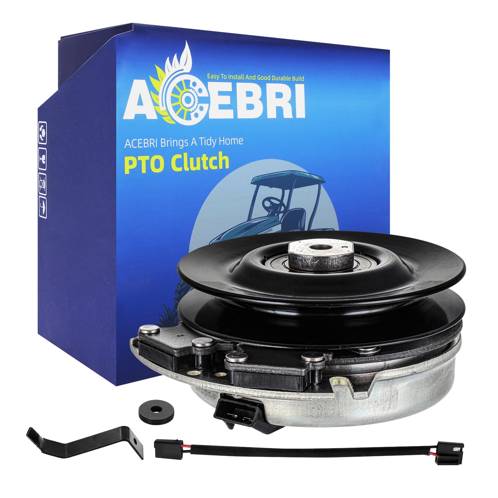 ACEBRI clutch front assembly showing mounting holes and fit advantage
