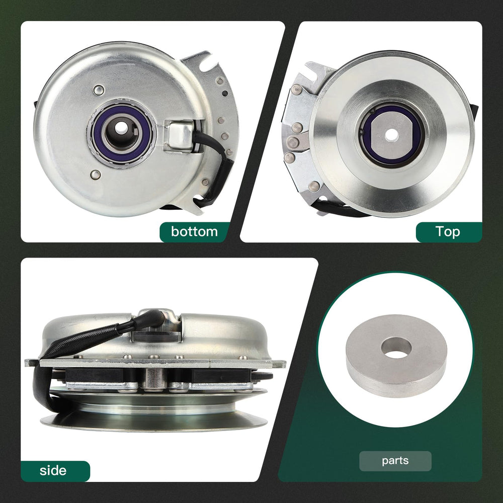 ACEBRI clutch pulley close-up showing 6.375-inch detail for accurate alignment