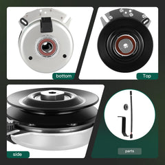 ACEBRI clutch pulley close-up highlighting durable steel construction