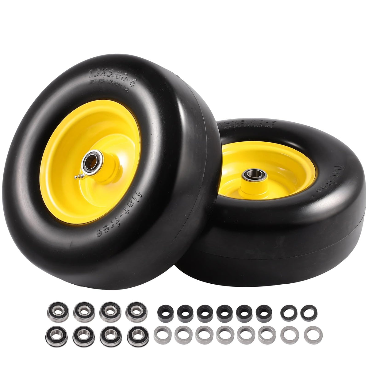 ACEBRI front assembled wheel showing complete unit and quick replacement benefit