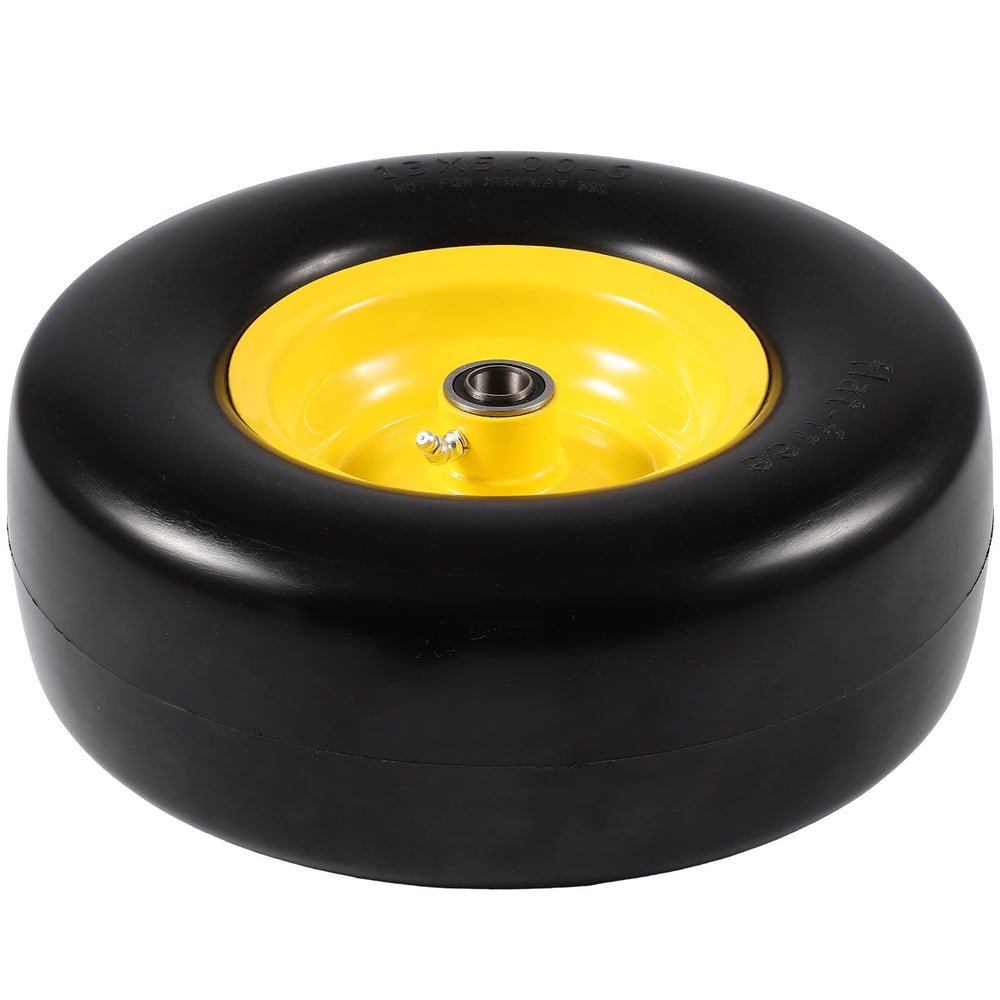 ACEBRI wheel installed on zero-turn mower for easy swap and reliable fit