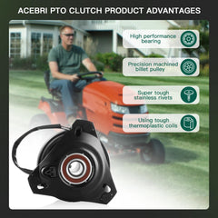 ACEBRI pulley close-up highlighting machined surface for smoother belt engagement