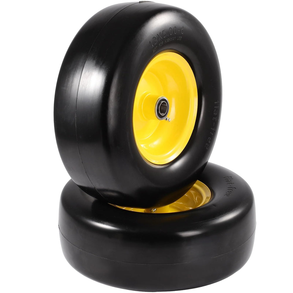 ACEBRI side profile highlighting tread pattern for improved lawn traction