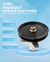 ACEBRI close-up of bearing and seal detail delivering smoother rotation and longer life