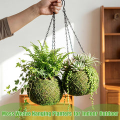 Acellegic hanging baskets on balcony showing space-saving vertical greenery