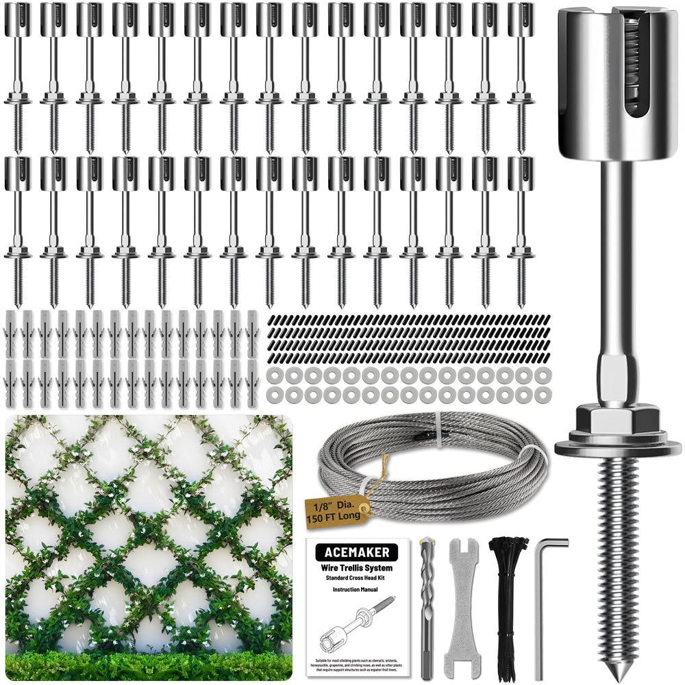 Acemaker front packaging showing complete trellis kit benefits